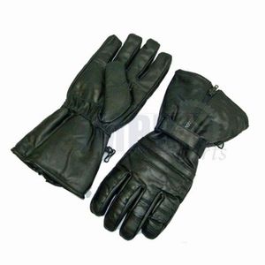 WOMENS' X-SMALL BLACK LEATHER RIDING GLOVES